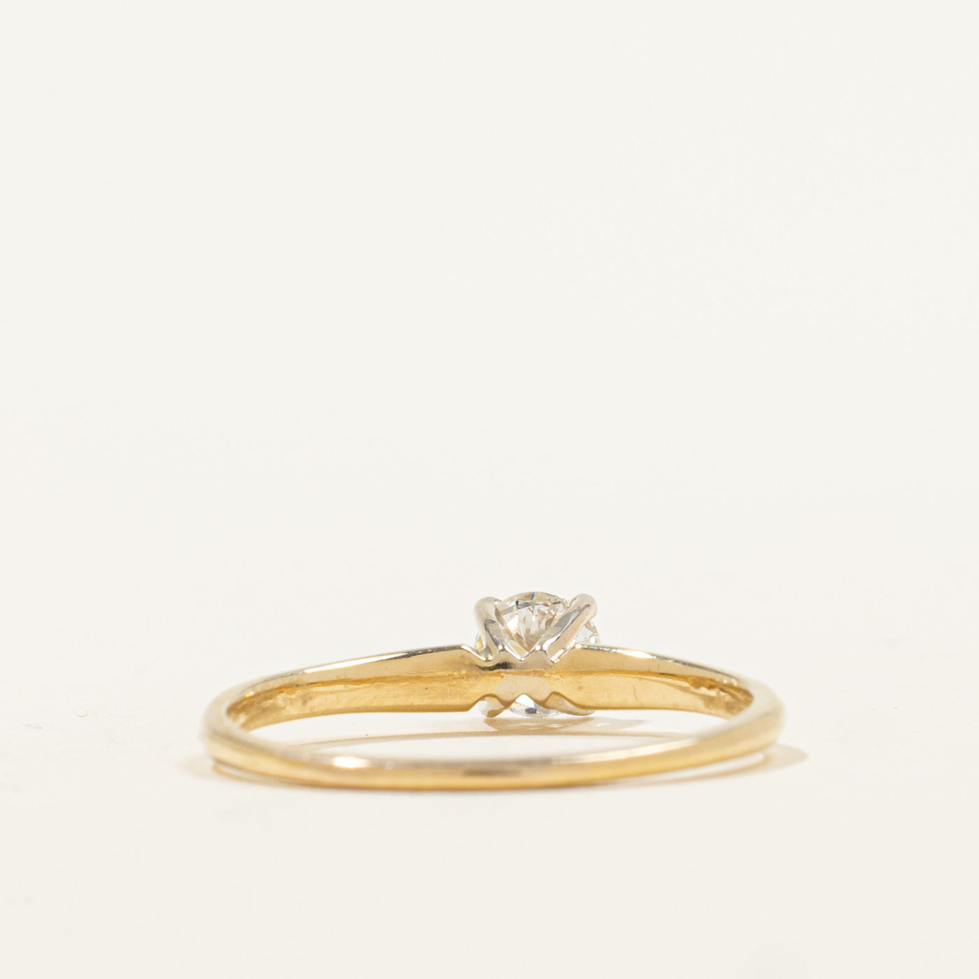 Solitaire Diamond Engagement Ring | 0.48ct | SZ 7.75 |