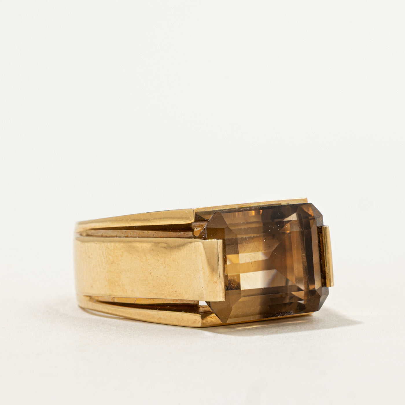 Bi-Colour Quartz Cocktail Ring | 11.20ct | SZ 13.5 |