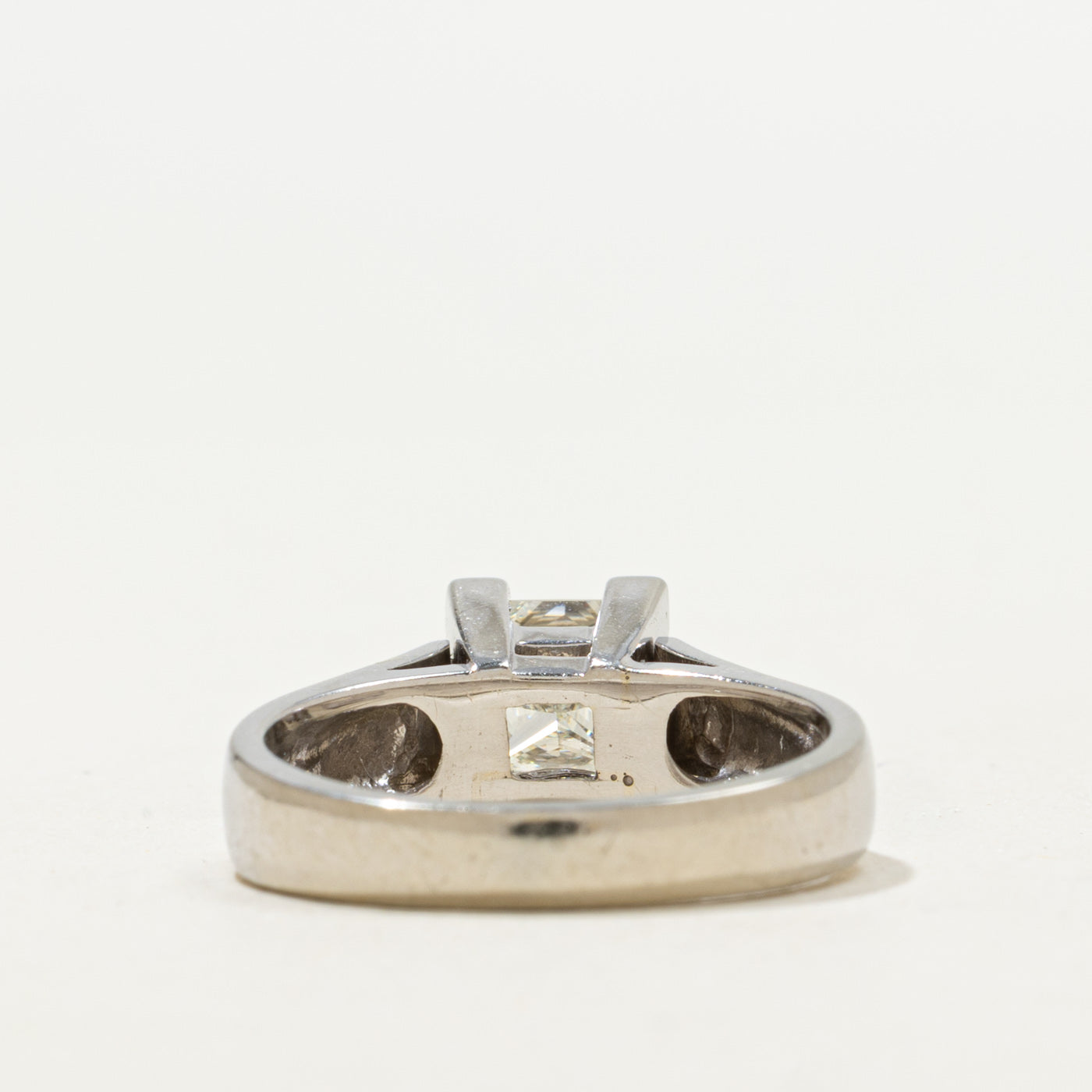 Wide Band Princess Cut Diamond Engagement Ring | 1.01ct | SZ 5.5 |