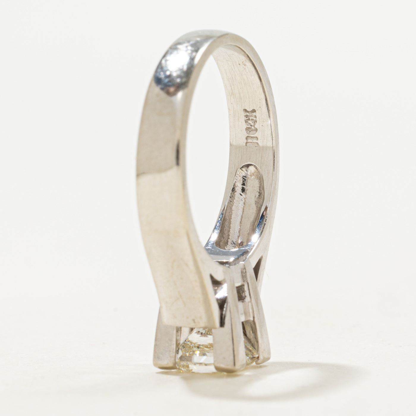 Wide Band Princess Cut Diamond Engagement Ring | 1.01ct | SZ 5.5 |