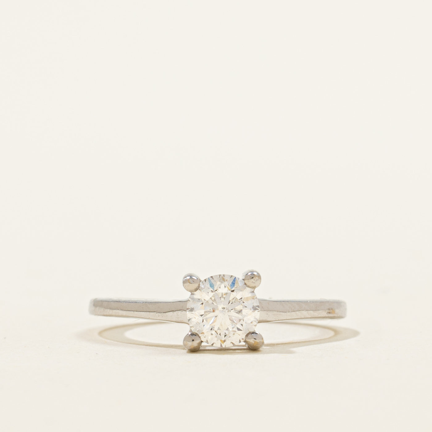 Solitaire Diamond Engagement Ring | 0.46ct | SZ 4.25 |