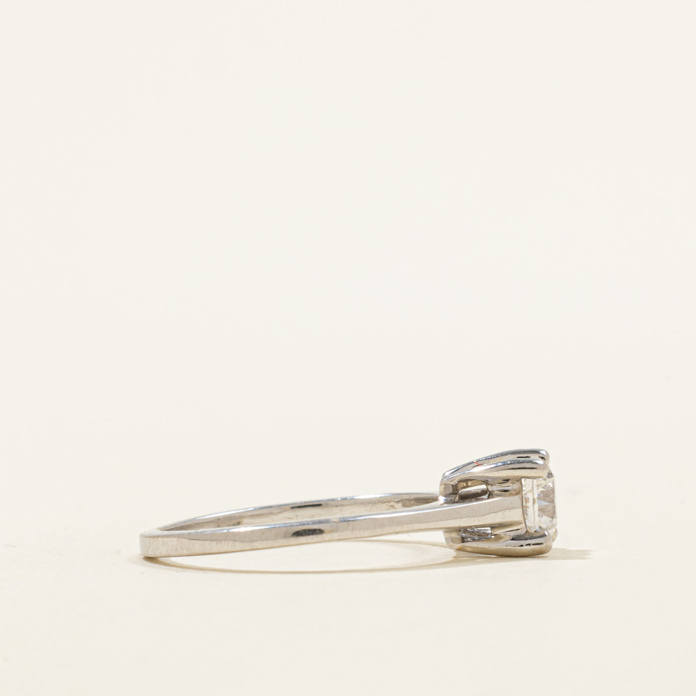 Solitaire Diamond Engagement Ring | 0.46ct | SZ 4.25 |