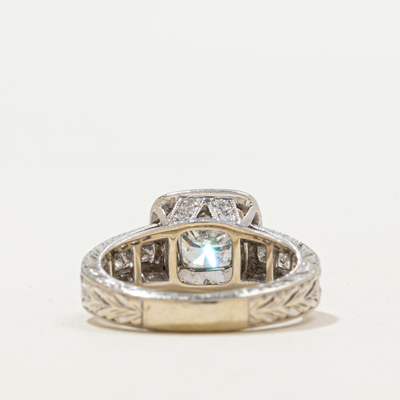 'Gabriel & Co.' Diamond Halo Engagement Ring | 2.00ctw | SZ 5 |