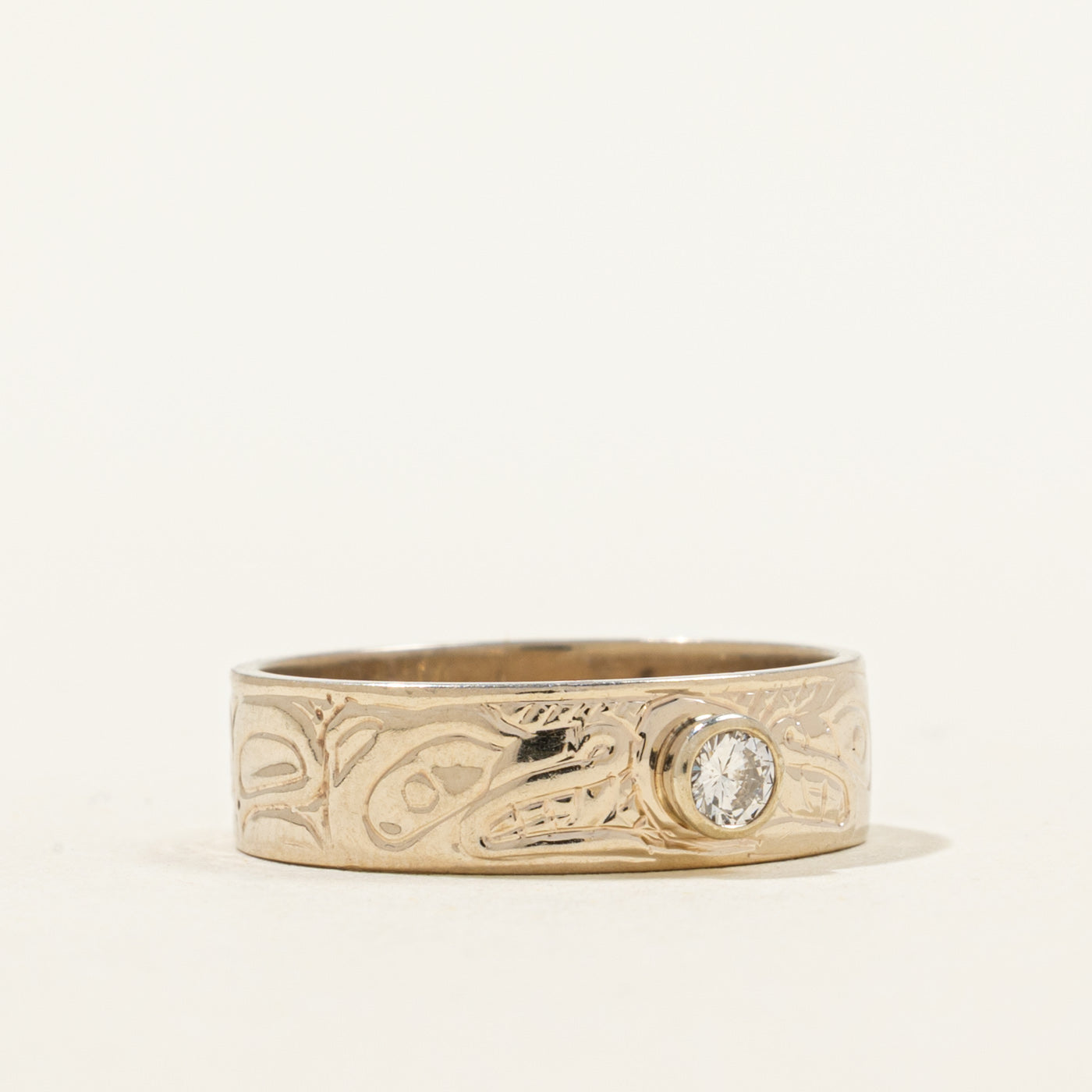 Indigenous Bezel Set Diamond Ring | 0.07ct | SZ 5.25 |