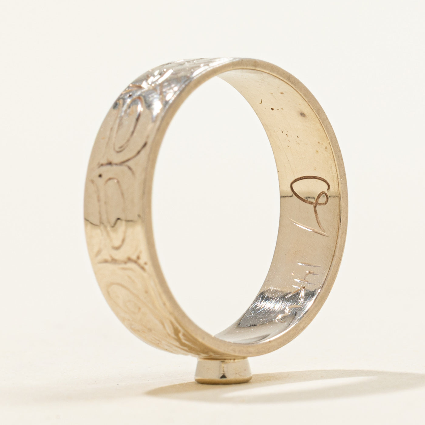 Bague indigène sertie de diamants | 0,07 ct | Taille 5,25 | 