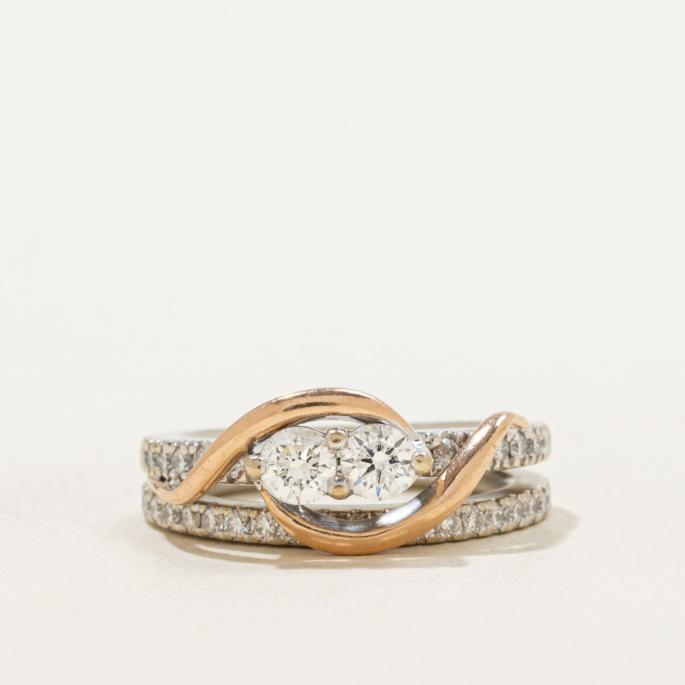 Toi ei Moi Diamond Wedding Set | 0.71ctw | SZ 5 |