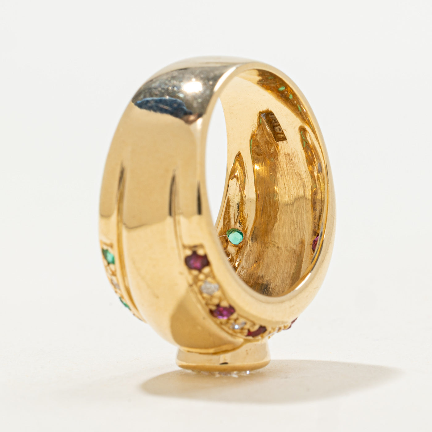 Bague de fiançailles sertie de plusieurs pierres précieuses | 1,00 ct | Taille 6,5 | 