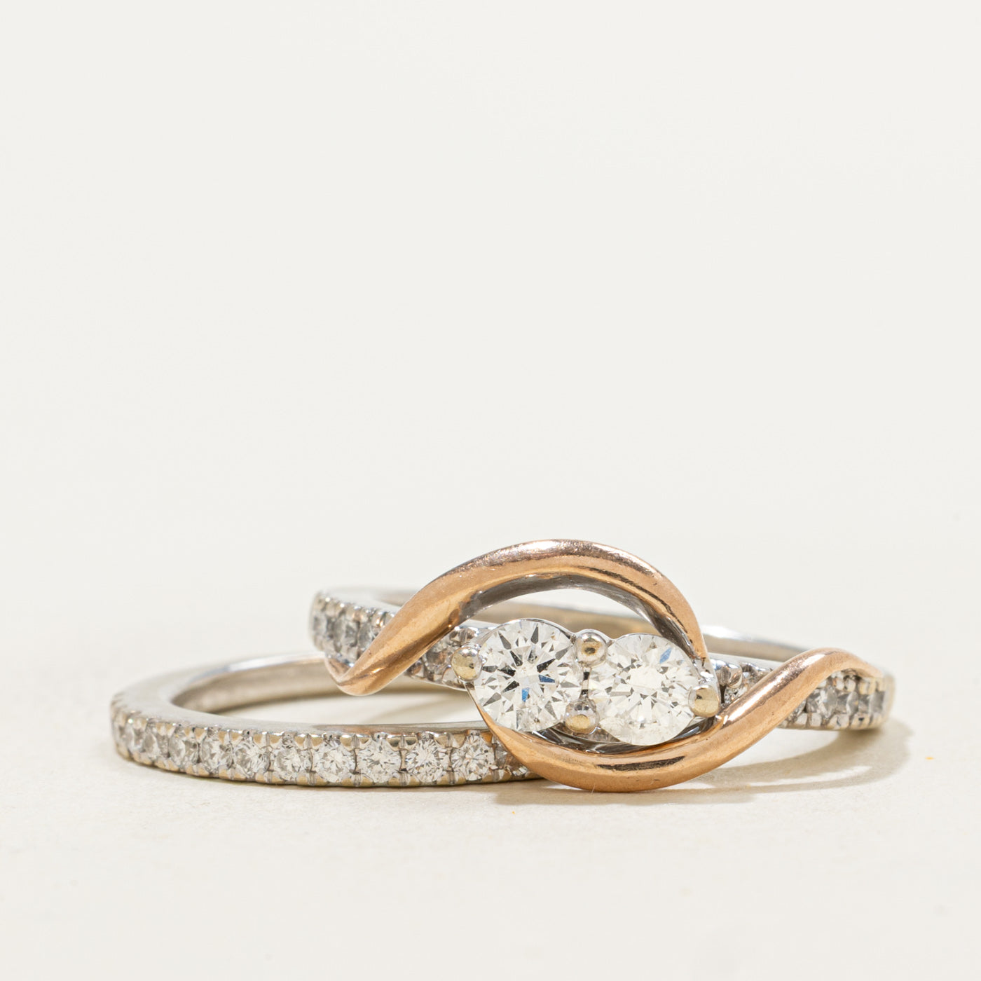 Toi ei Moi Diamond Wedding Set | 0.71ctw | SZ 5 |