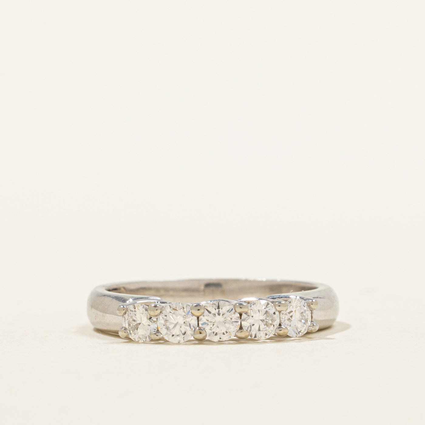 Bague sertie de diamants à griffes | 0,50 ct | Taille 5,5 | 