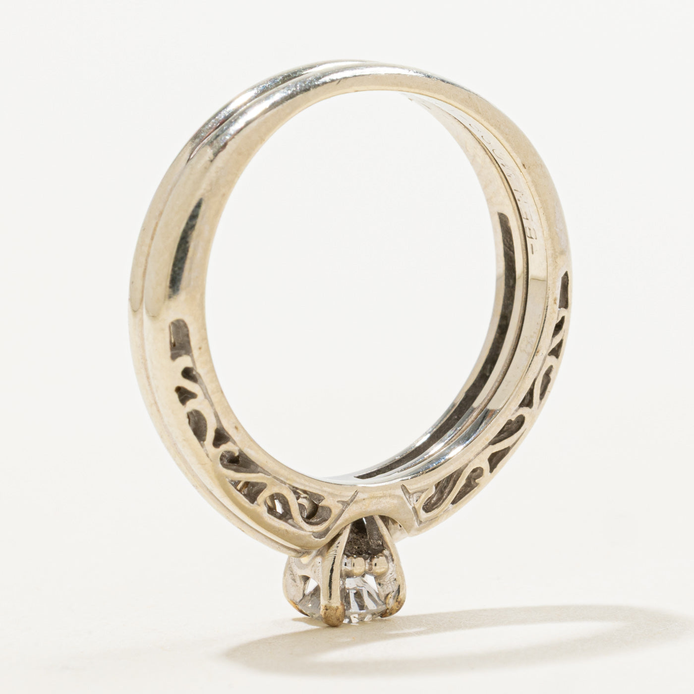 Soldered Diamond Wedding Set | 0.22ct | SZ 6.25 |