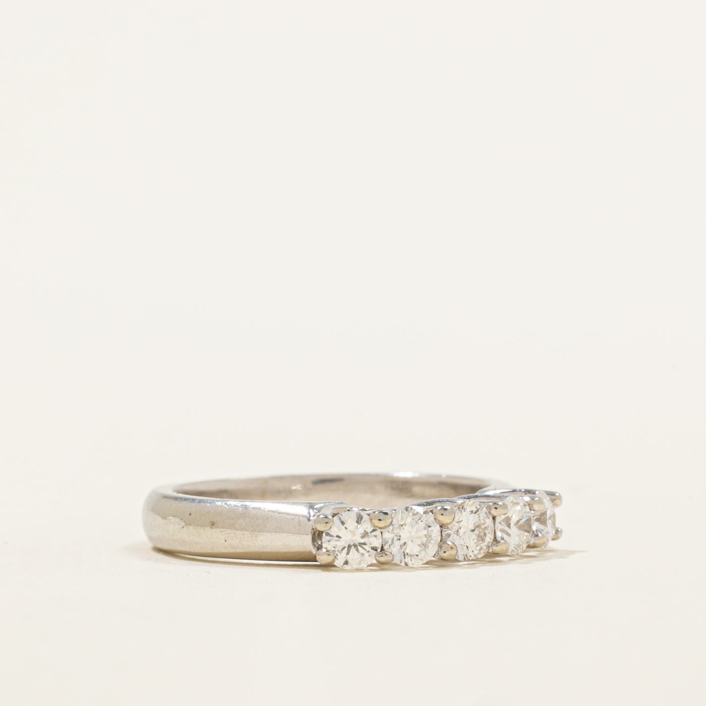 Bague sertie de diamants à griffes | 0,50 ct | Taille 5,5 | 