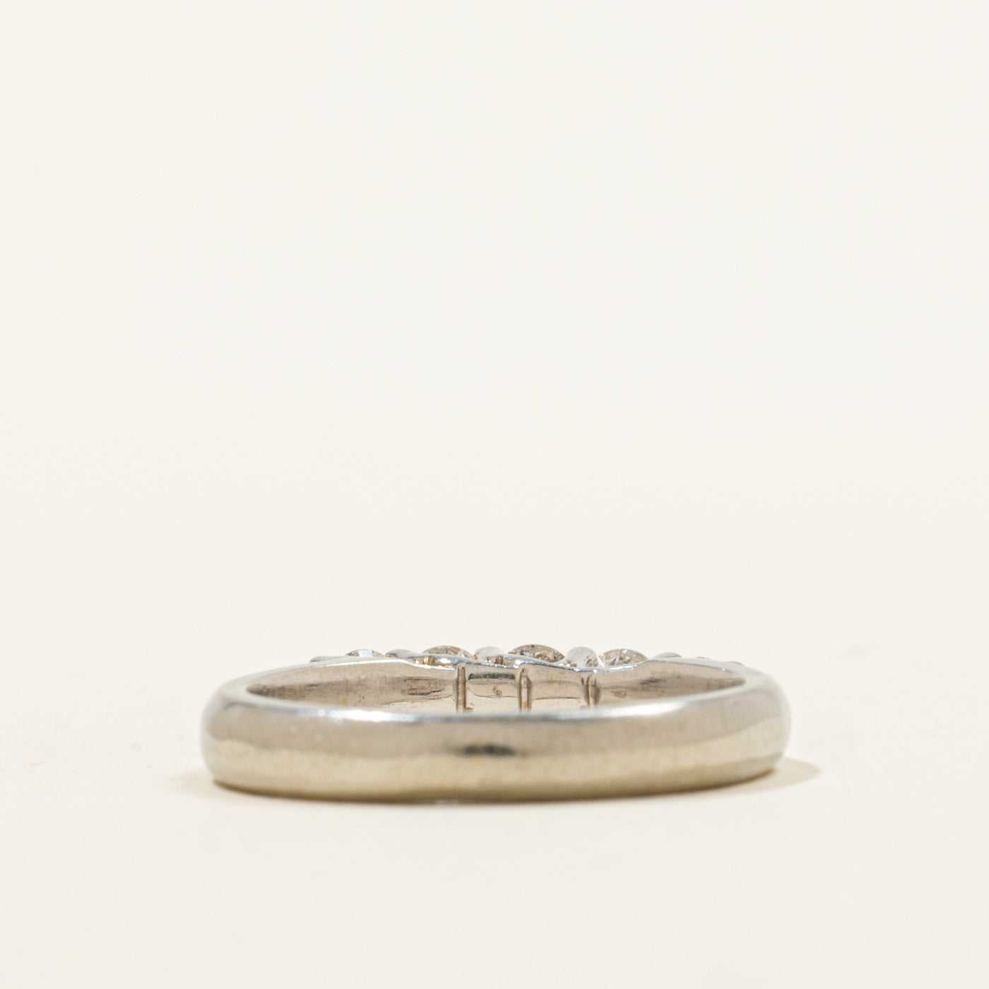 Bague sertie de diamants à griffes | 0,50 ct | Taille 5,5 | 