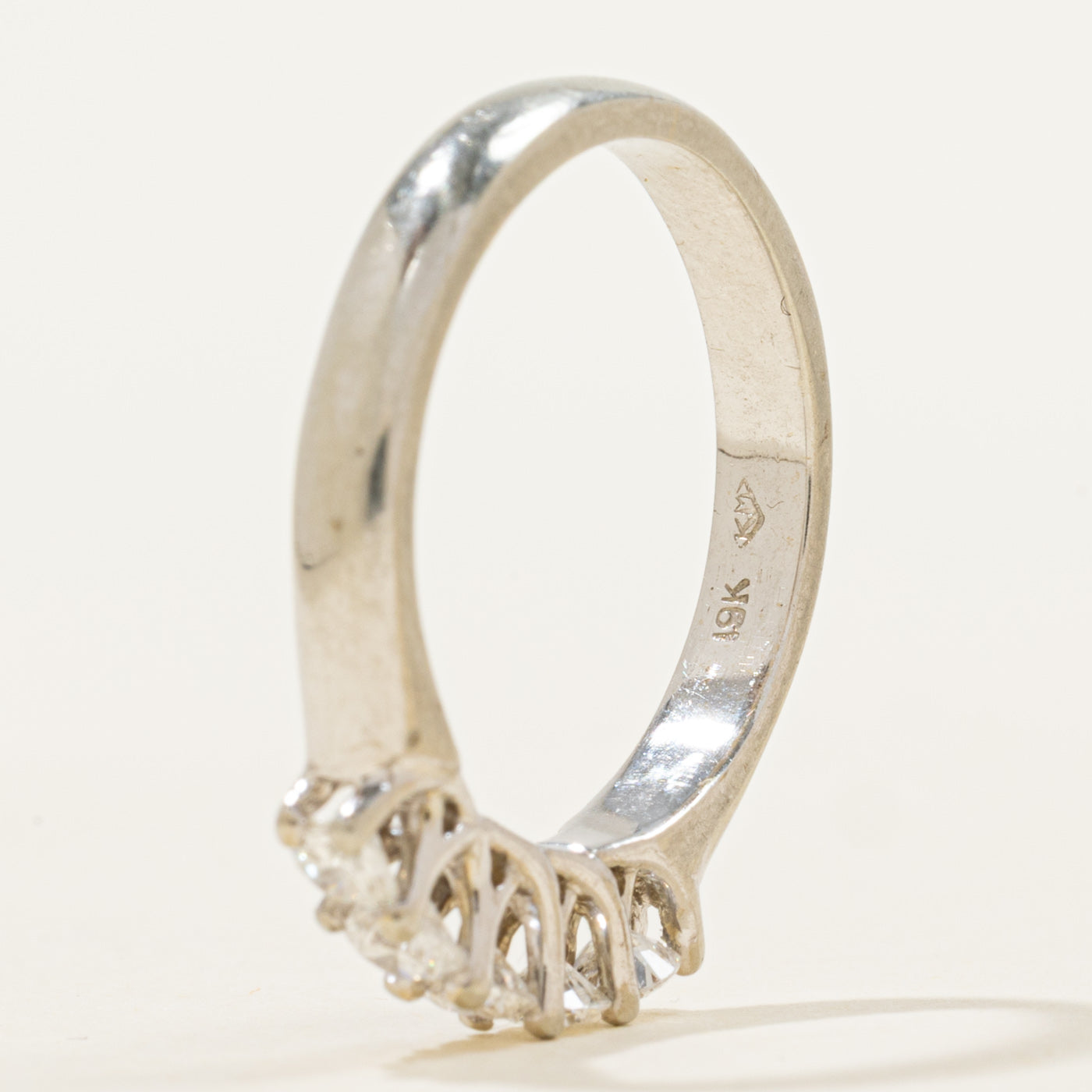 Bague sertie de diamants à griffes | 0,50 ct | Taille 5,5 | 