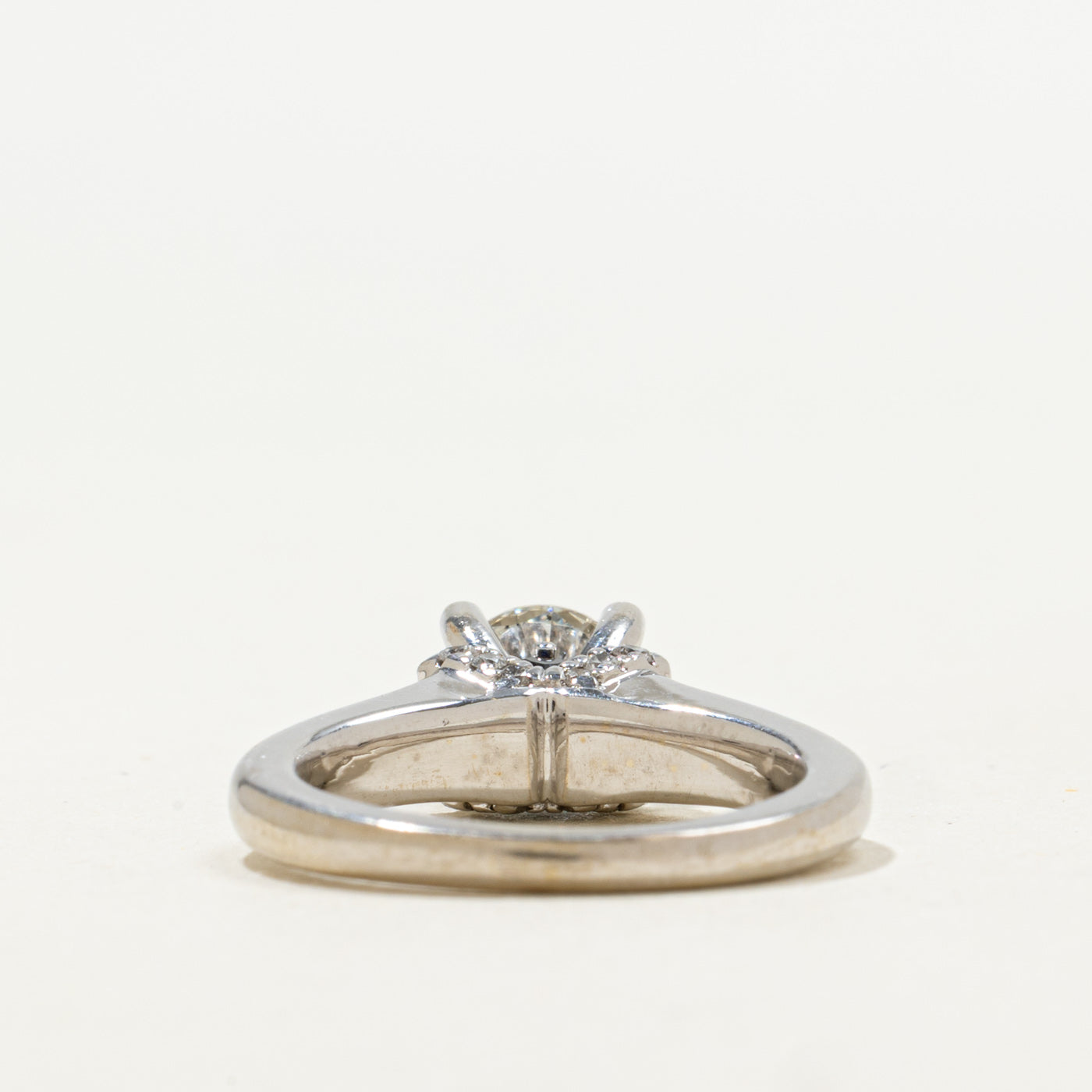 High Set Diamond Engagement Ring | 1.08ctw SI2 H | SZ 4 |