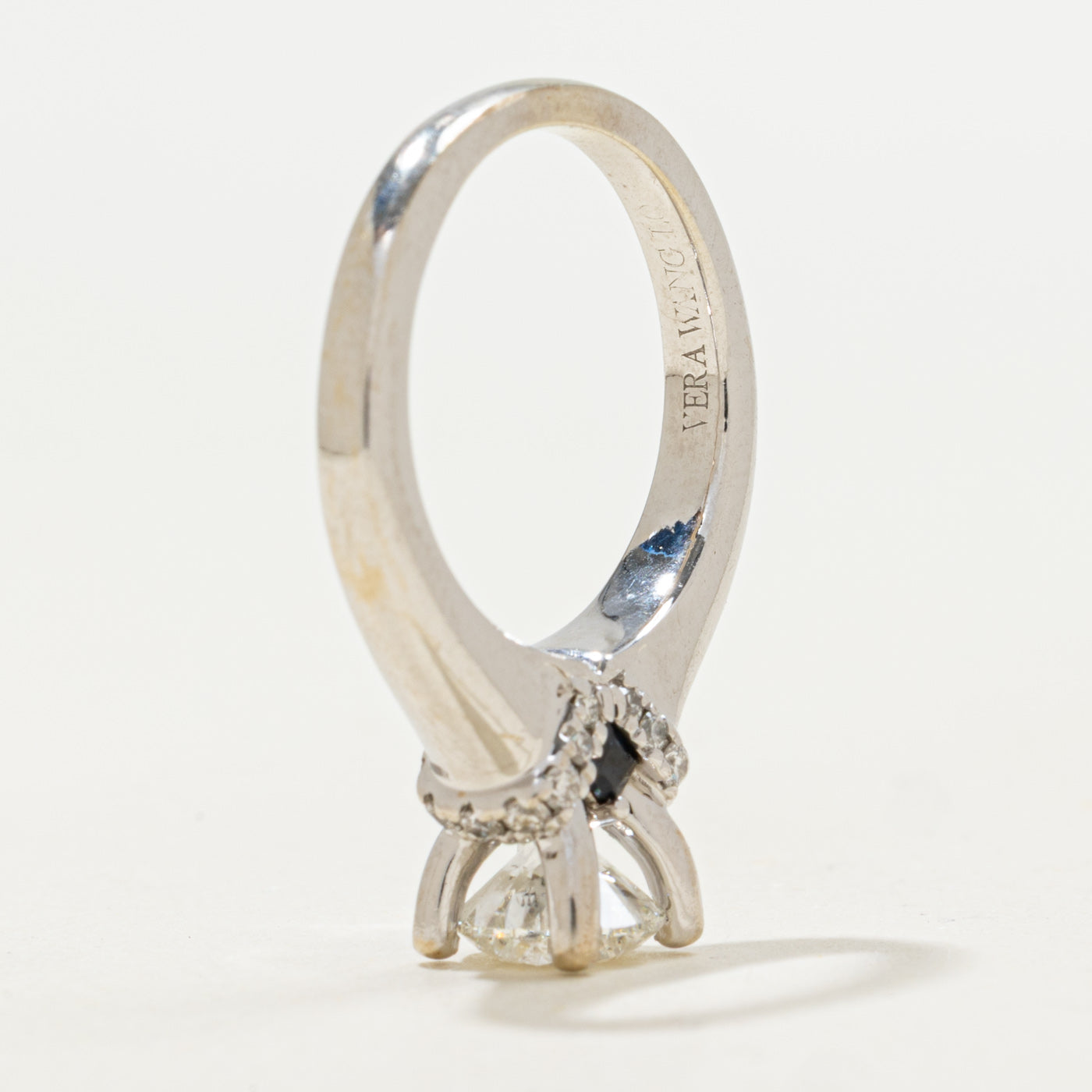 High Set Diamond Engagement Ring | 1.08ctw SI2 H | SZ 4 |