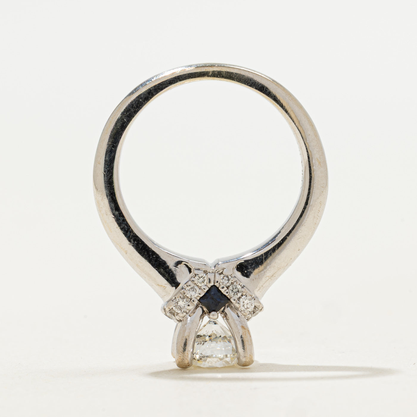 High Set Diamond Engagement Ring | 1.08ctw SI2 H | SZ 4 |