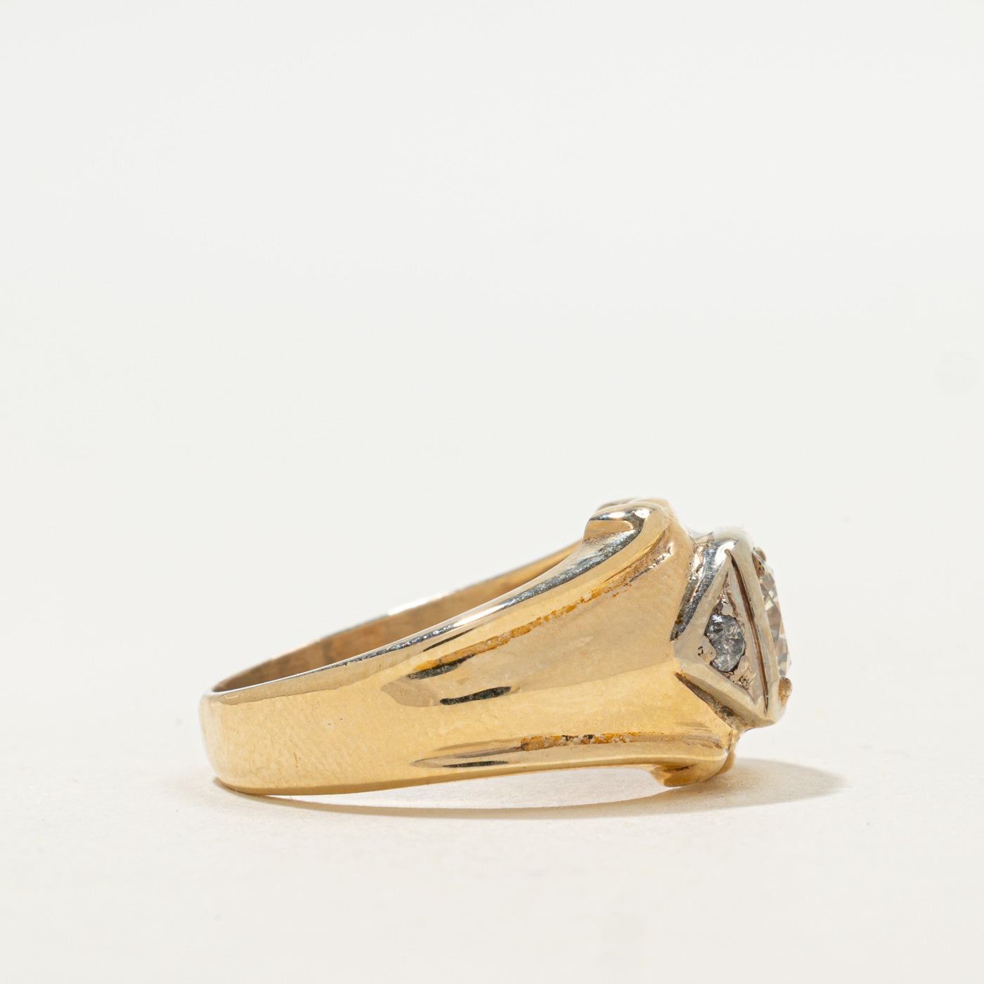 Vintage Round Brilliant Cut Diamond Ring | 1.14ctw SI1 L/M | SZ 8.5 |