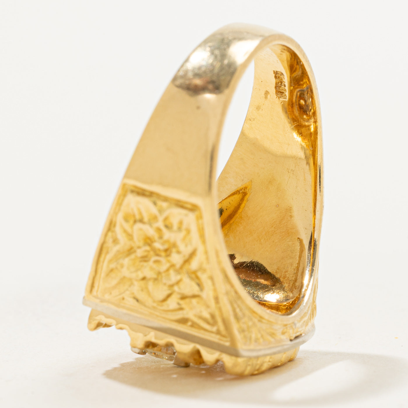 Bague solitaire unique en diamant | 0,50 ct | Taille 9,5 | 