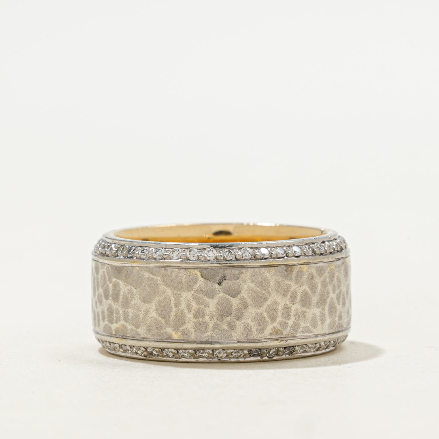 Ernesto Rassi' Diamond Testo Band | 0.75ctw | SZ 8.75 |