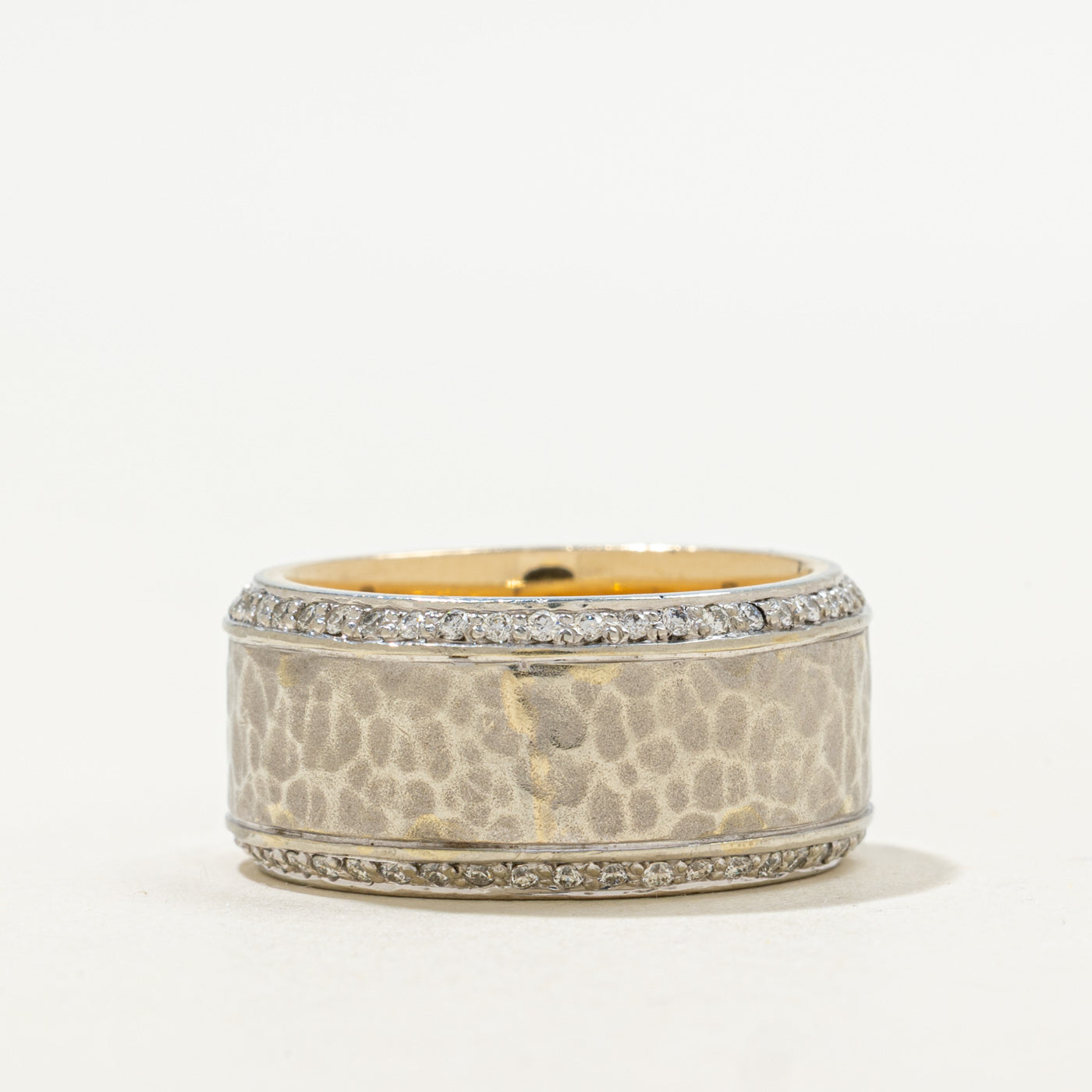 Ernesto Rassi' Diamond Testo Band | 0.75ctw | SZ 8.75 |