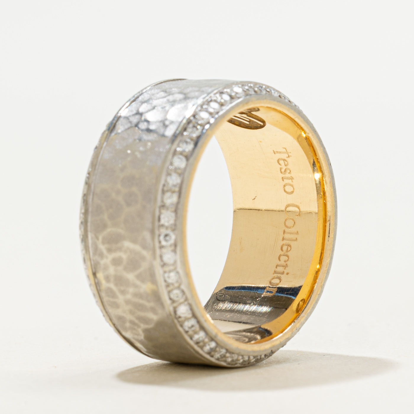 Ernesto Rassi' Diamond Testo Band | 0.75ctw | SZ 8.75 |