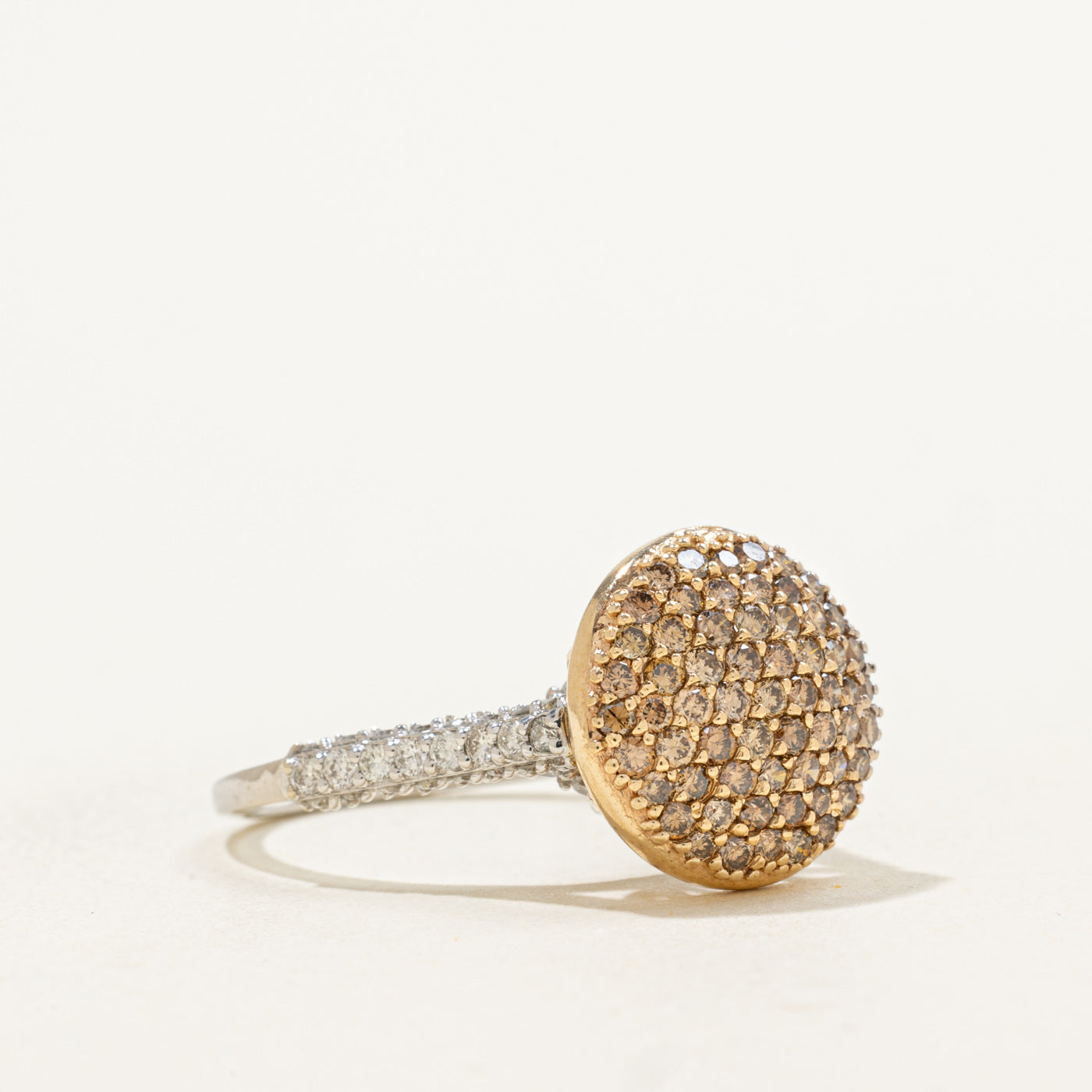 High Set Cluster Diamond Ring | 1.55ctw | SZ 7.75 |