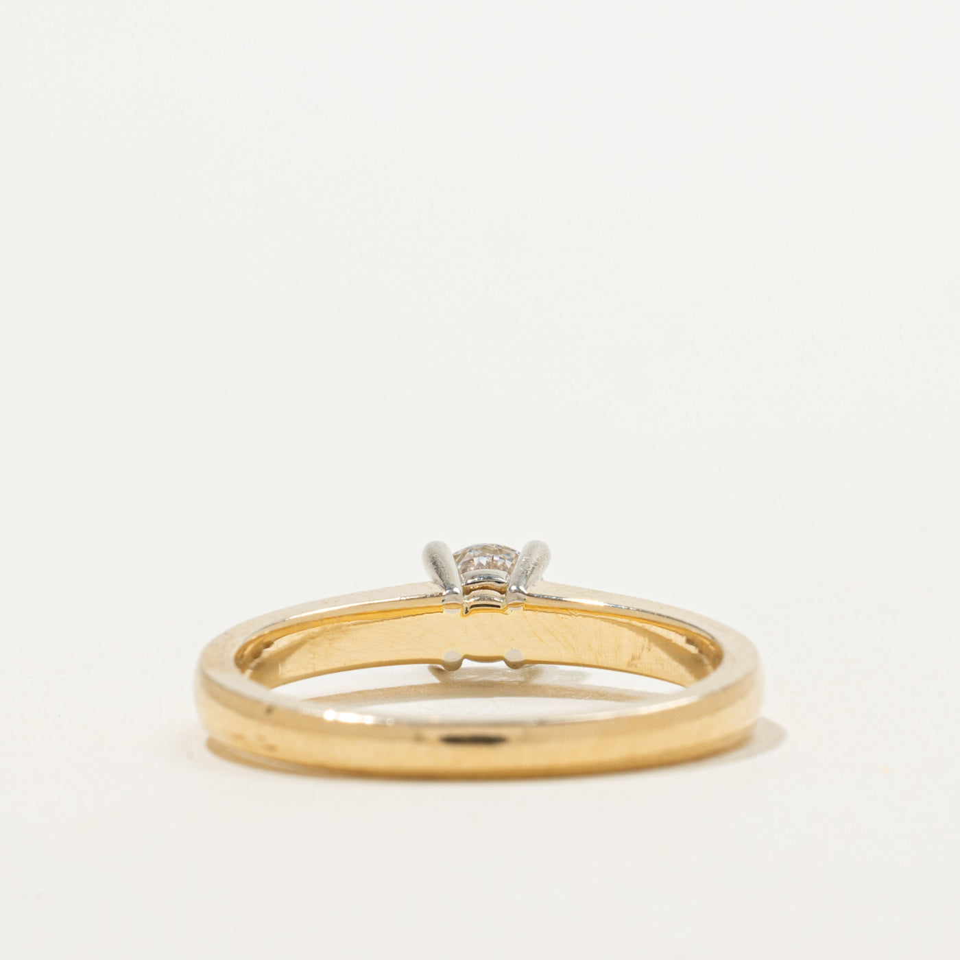 Solitaire Diamond Engagement Ring | 0.34ct| SZ 6.5|