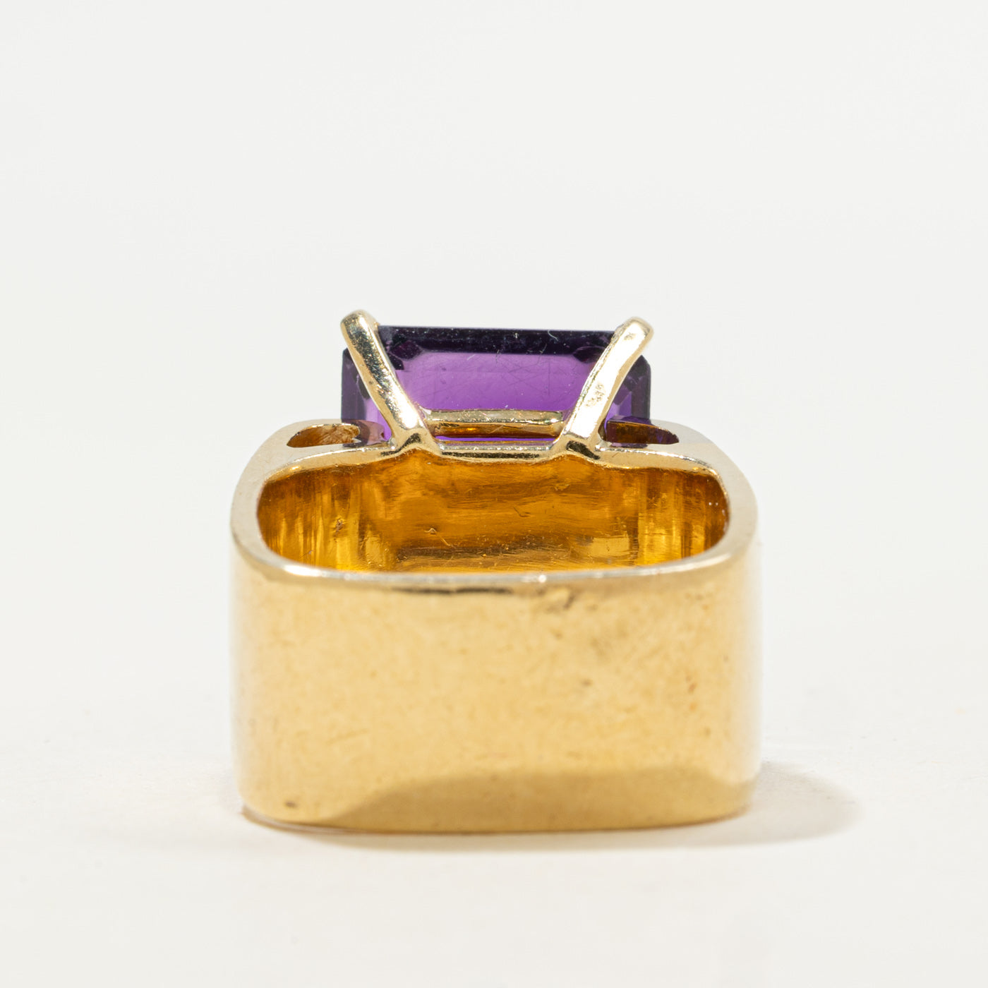 Bague cocktail améthyste et diamants | 9,75 ct, 0,16 ct au total | Taille 7 | 