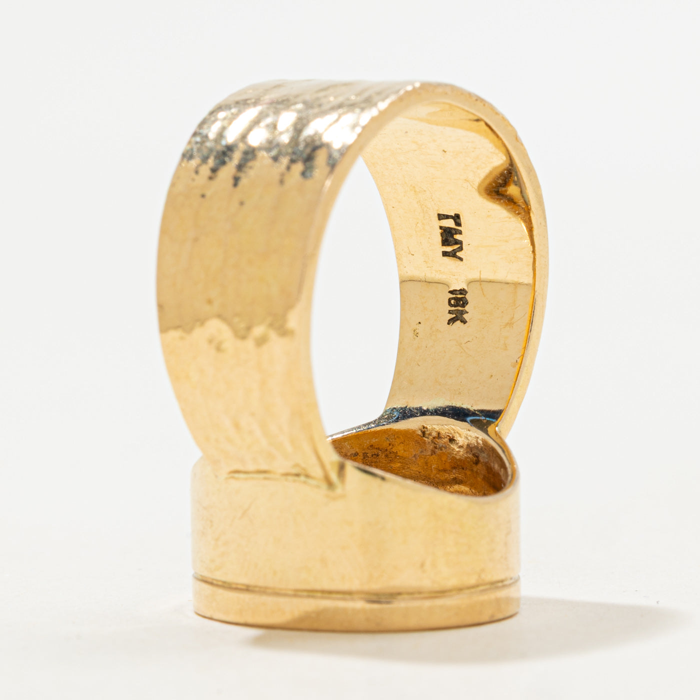 Bague cocktail en opale sertie clos | 2,85 ct | Taille 9,25 |