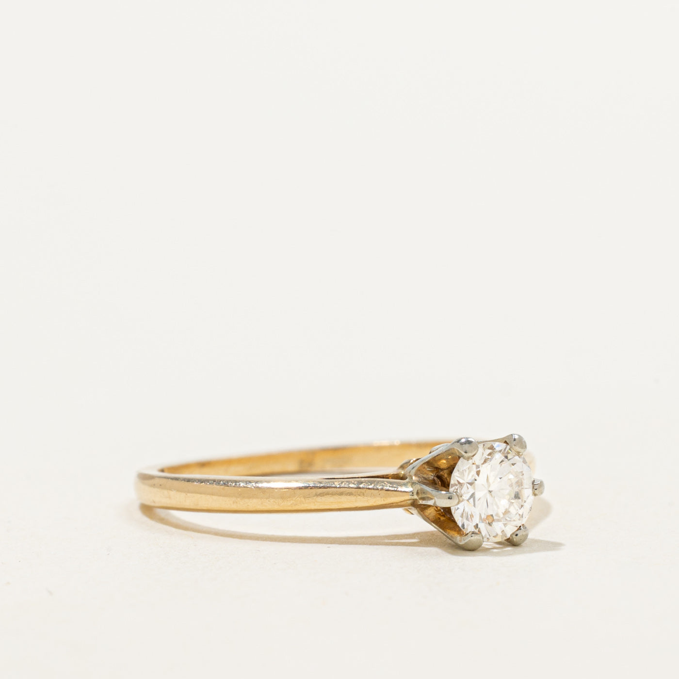 Birks' Six Prong Solitaire Diamond Ring | 0.33ct | SZ 6 |
