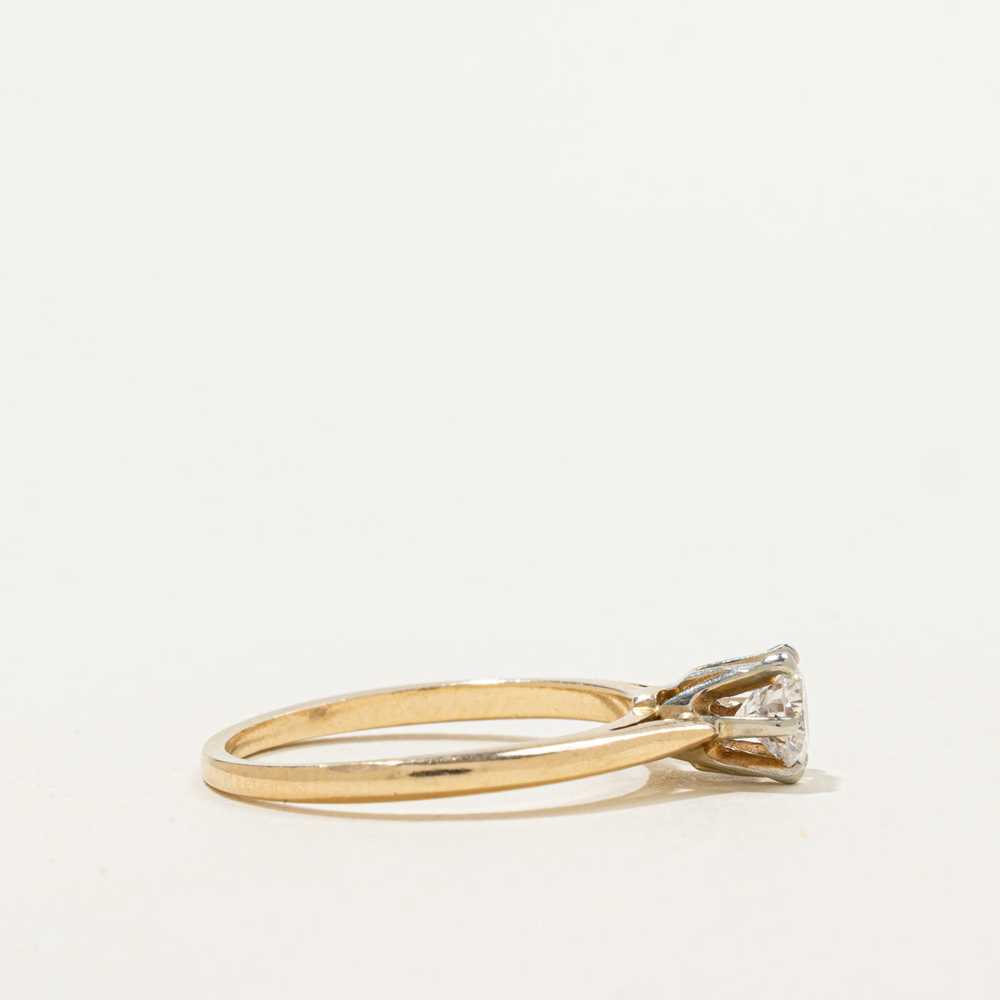 Birks' Six Prong Solitaire Diamond Ring | 0.33ct | SZ 6 |