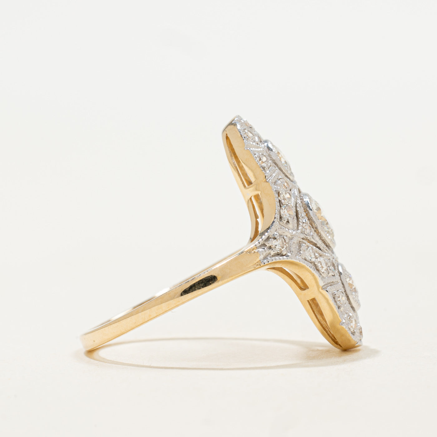 '100 Ways' Art Deco Inspired Diamond Ring | 0.46ctw | SZ 6.75 |