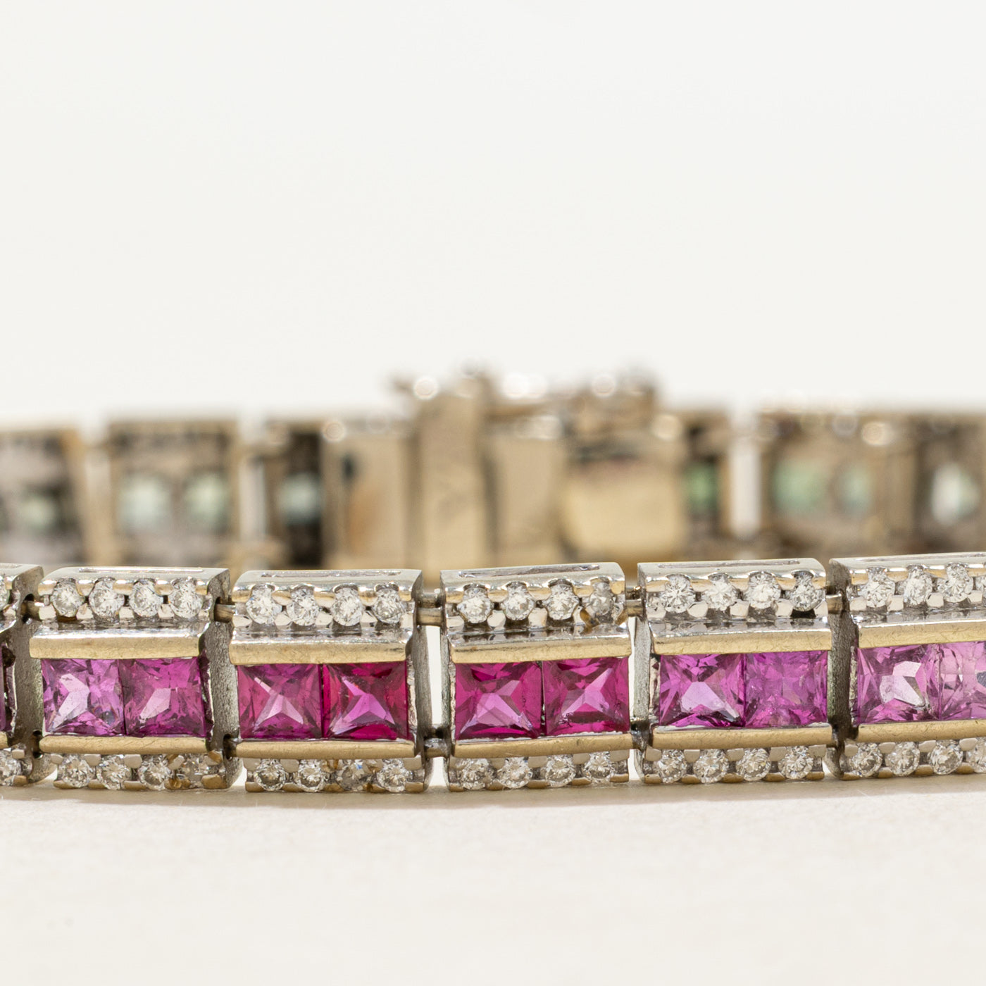 Rainbow Sapphire Gemstone Bracelet | 9.00ctw, 1.28ctw | 7.75" |