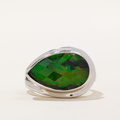 Triplet Ammolite Cocktail Ring | 5.75ct | SZ 9 |