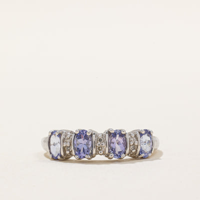 Tanzanite & Diamond Ring | 1.00ctw, 0.03ctw | SZ 9 |