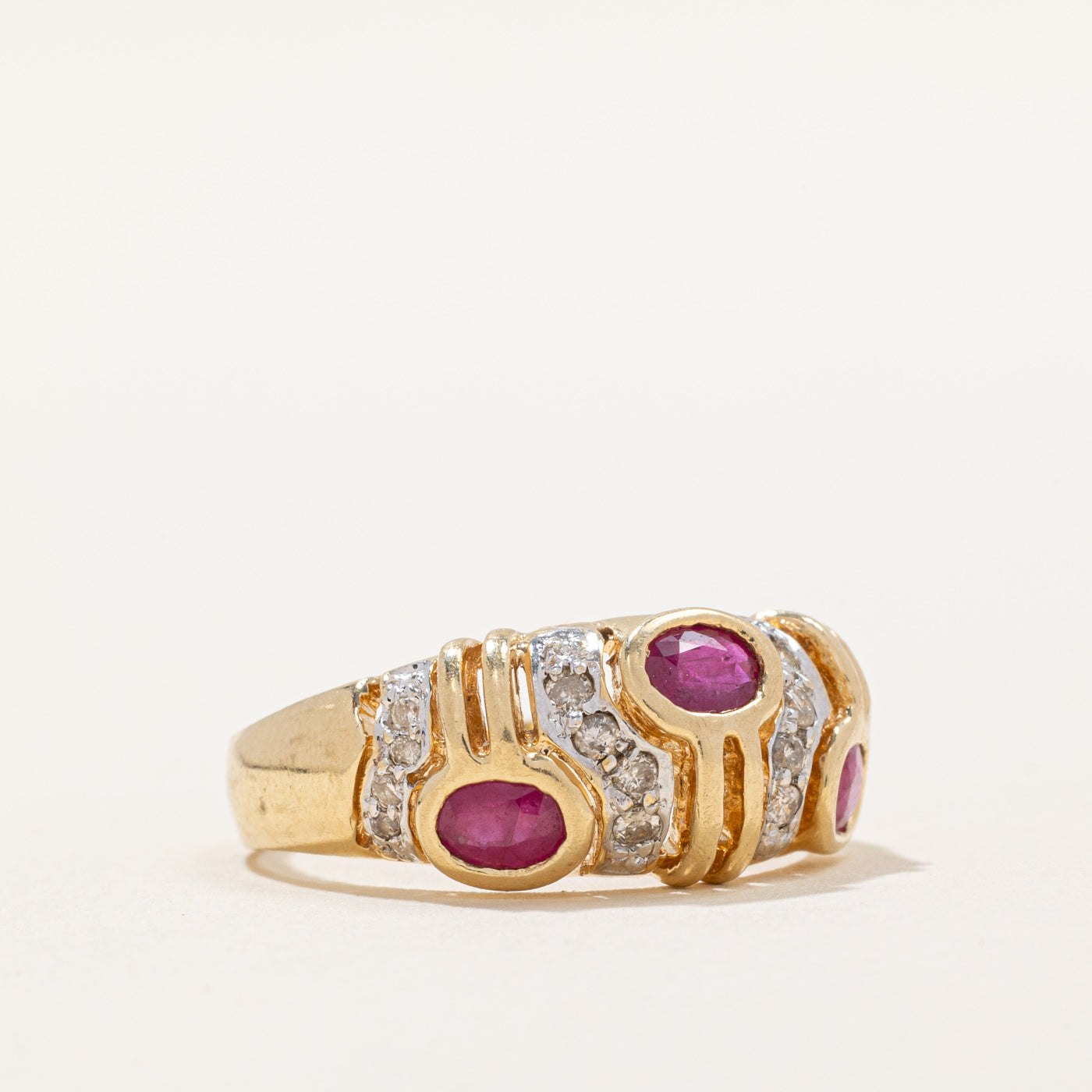 Ruby & Diamond Ring | 0.75ctw, 0.12ctw | SZ 7.75 |