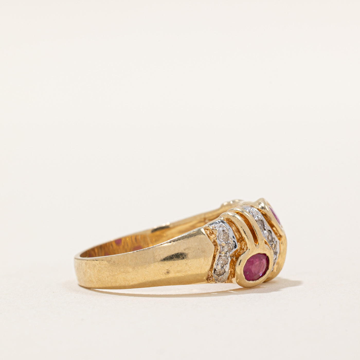 Ruby & Diamond Ring | 0.75ctw, 0.12ctw | SZ 7.75 |