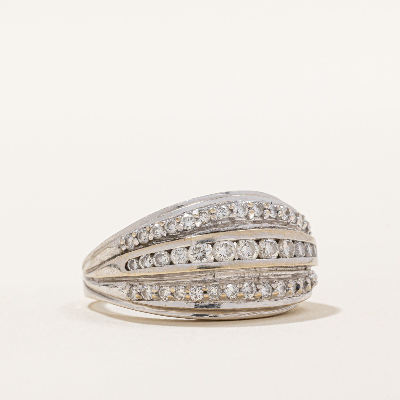 Diamond Cocktail Ring | 0.57ctw | SZ 6.5 |