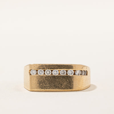 Channel Set Diamond Ring | 0.36ctw | SZ 10.75 |