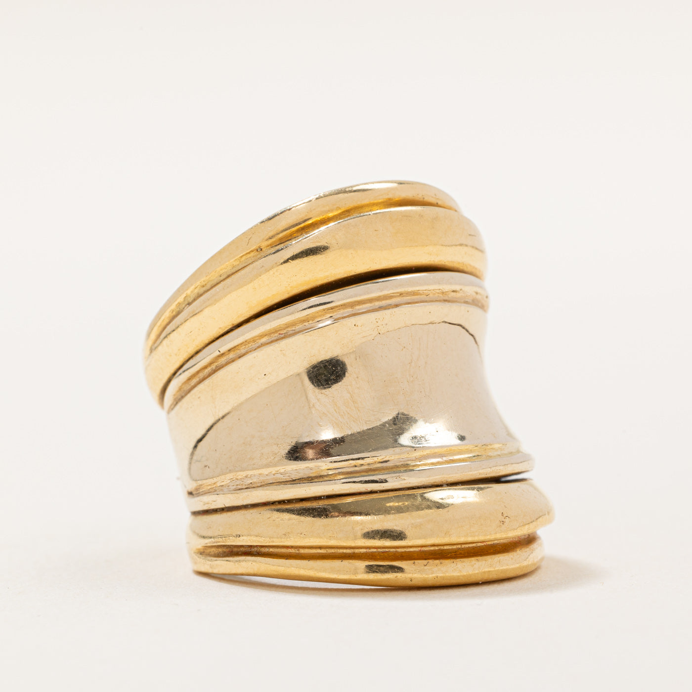 Bague en or jaune 18 carats | Taille 6,5 | 