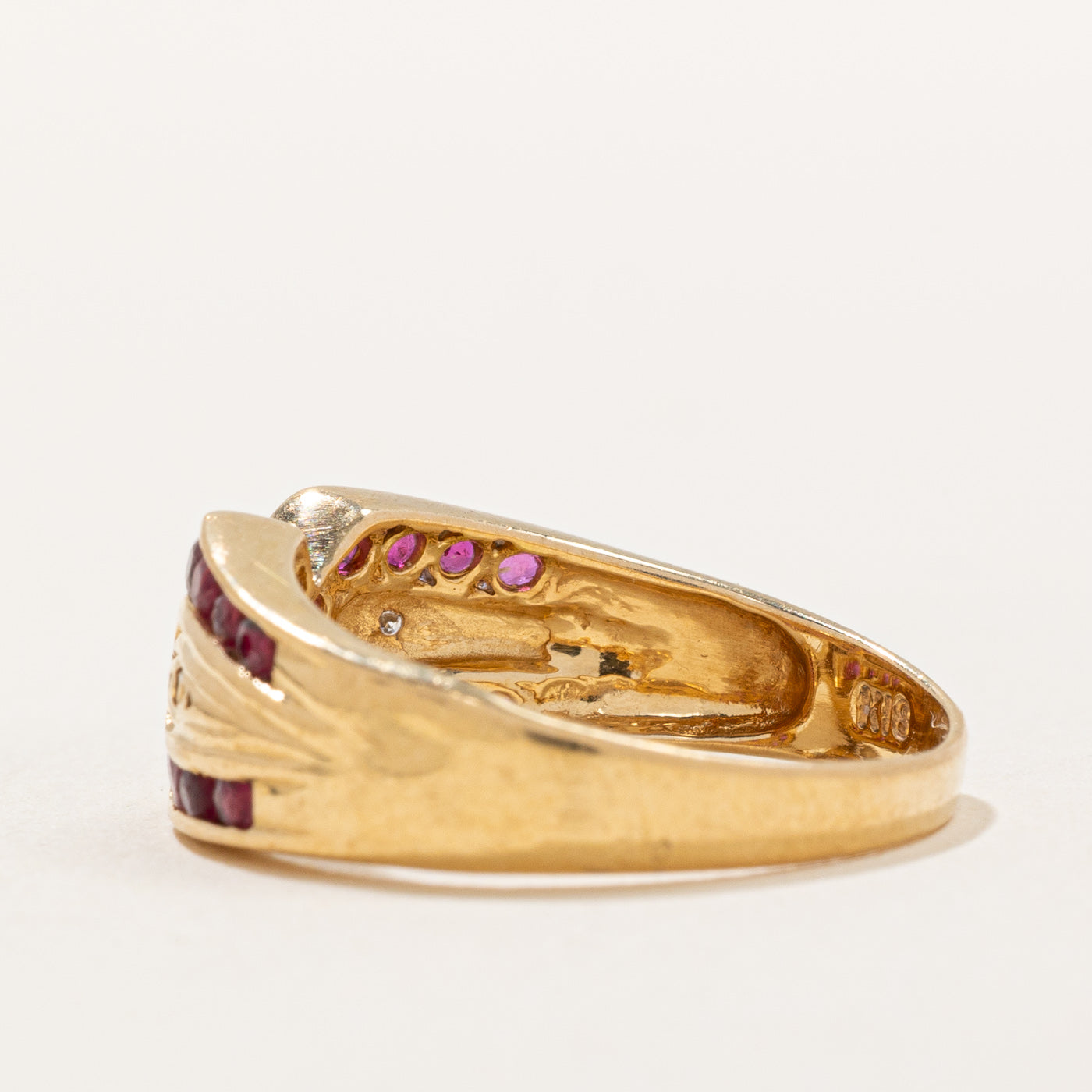 Ruby & Diamond Ring | 0.80ctw, 0.01ctw | SZ 6.25 |