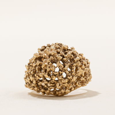 14k Yellow Gold Cocktail Ring | SZ 5.5 |