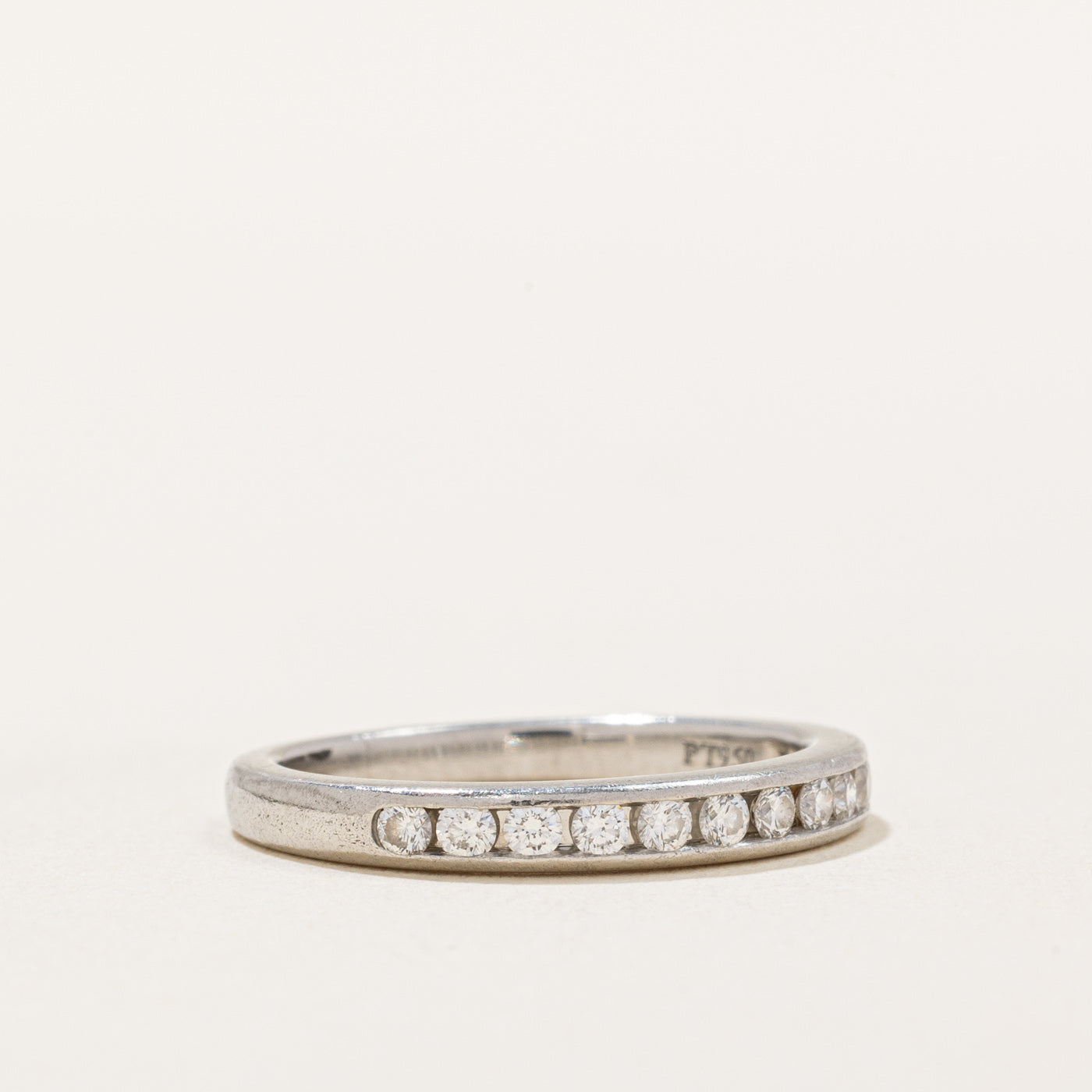 Channel Diamond Semi Eternity Band | 0.20ctw | SZ 3.5 |