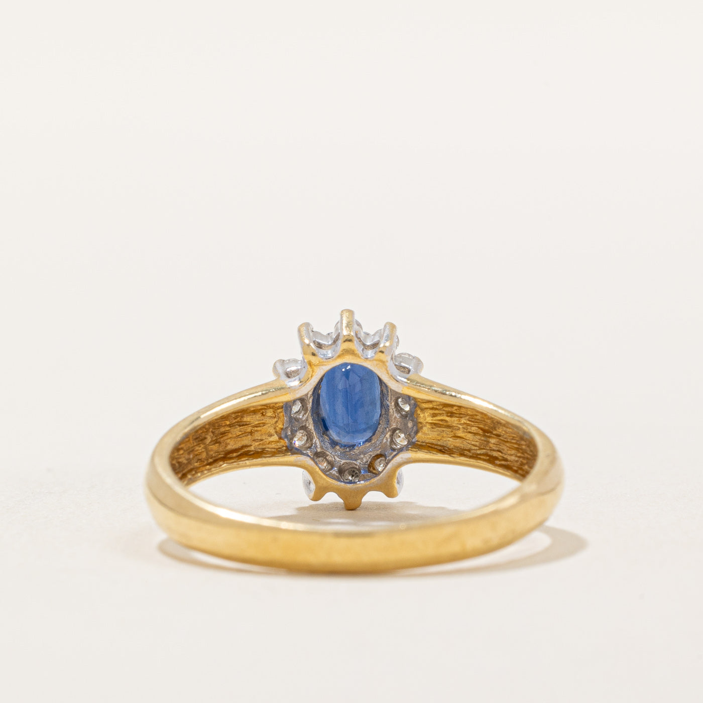 Sapphire & Diamond Ring | 0.34ct, 0.12ctw | SZ 7 |