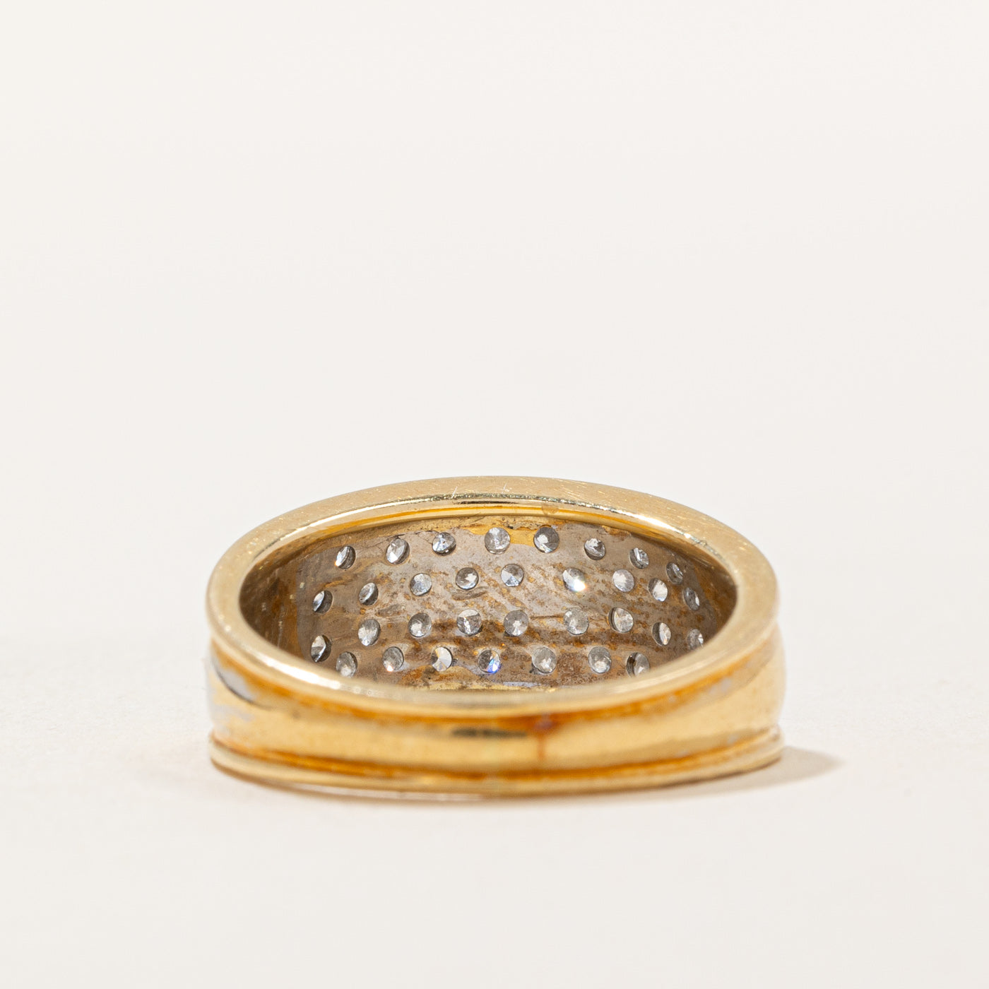 Pave Set Diamond Ring | 0.34ctw | SZ 4 |