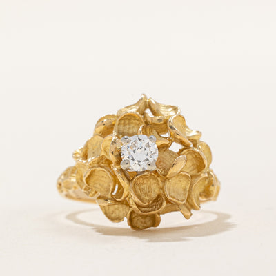 High Set Diamond Cocktail Ring | 0.28ct | SZ 7.5 |