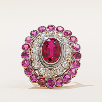 Multi Gem Cocktail Ring | 7.22ctw | SZ 8.25 |