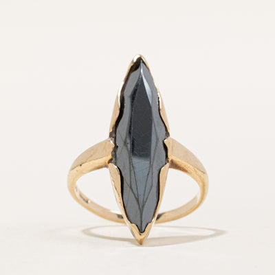 Marquise Hematite Ring | 3.50ct | SZ 5 |