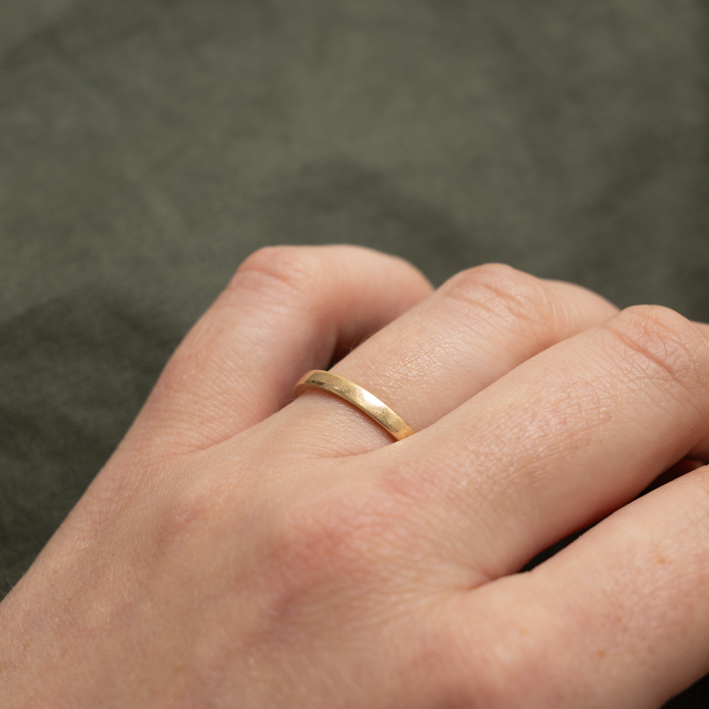 14k Yellow Gold Stacking Band | 2.20mm | SZ 7