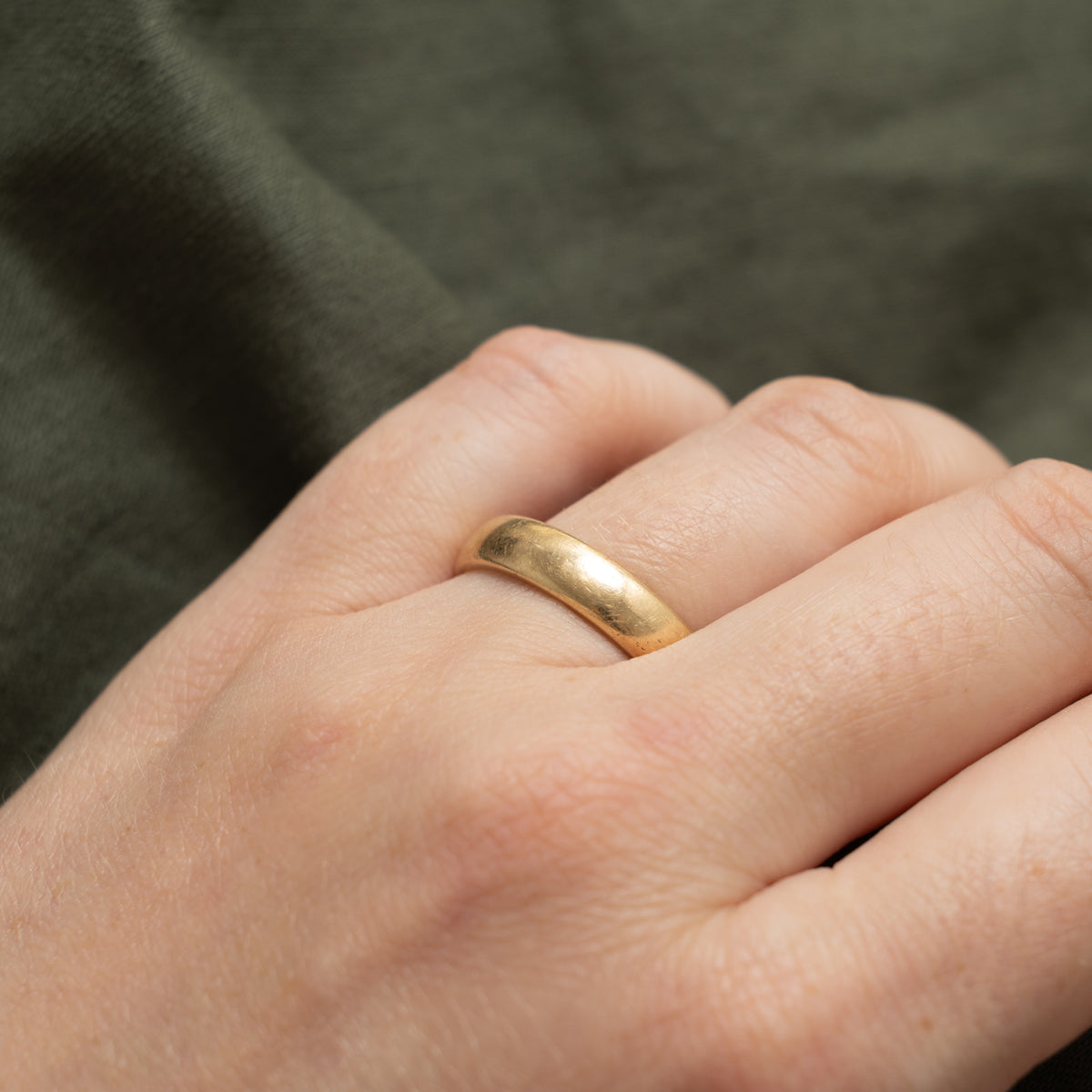 'Birks' Yellow Gold Band | 4.80mm | SZ 10.25